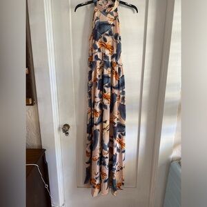 Halter maxi dress